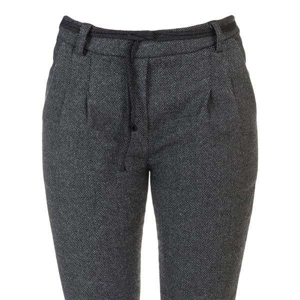 SPODNIE CHINOS W JODEŁKĘ GRAFITOWE (SP82)