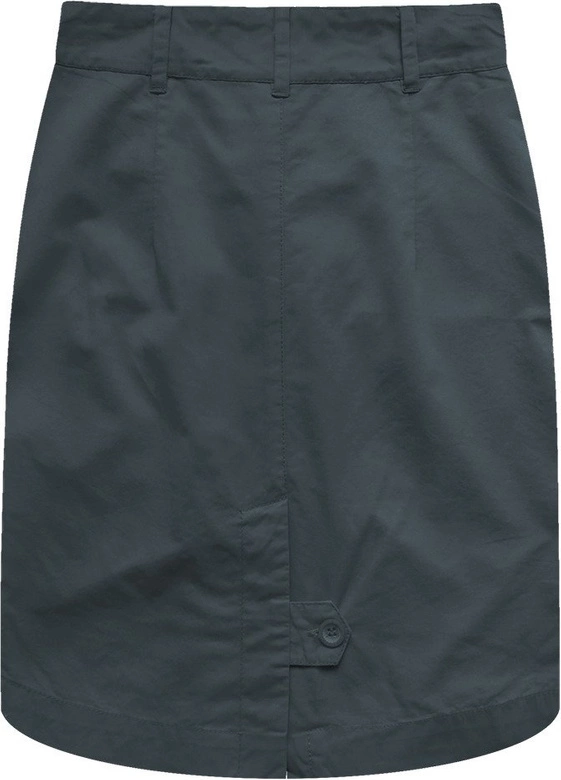 SPÓDNICA Z WYSOKIM STANEM GRANATOWA (X2222X)