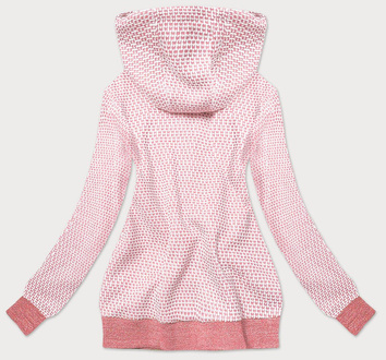 OCIEPLANA BLUZA DAMSKA RÓŻOWA (58043)