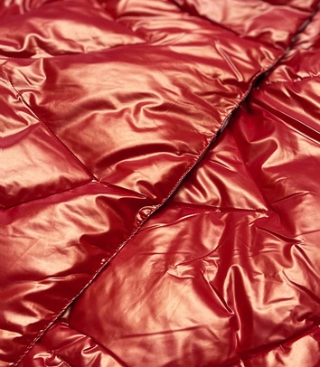 Kurtka damska z połyskiem pomarańczowa (omdl-023)