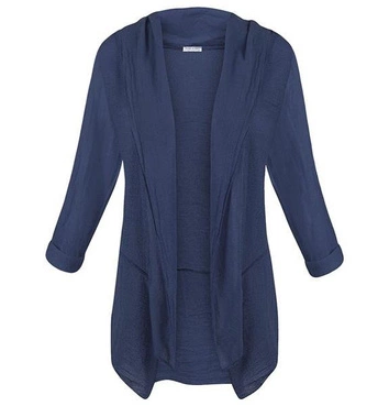 NARZUTKA Z KAPTUREM GRANATOWA (3620)