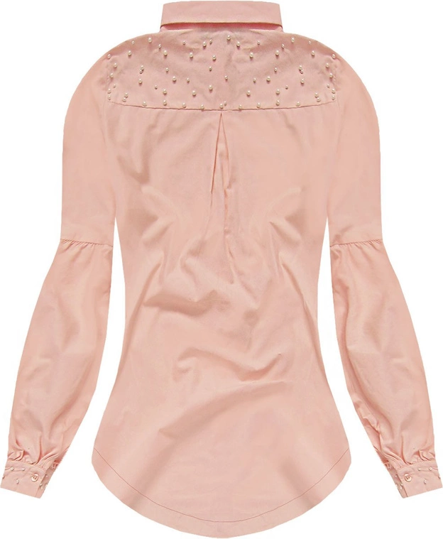 KOSZULA Z KORALIKAMI ŁOSOSIOWA (K08)