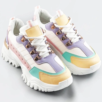 Kolorowe sneakersy damskie (ad-580)