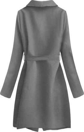 MINIMALISTYCZNY PŁASZCZYK GRAFITOWY (552ART)