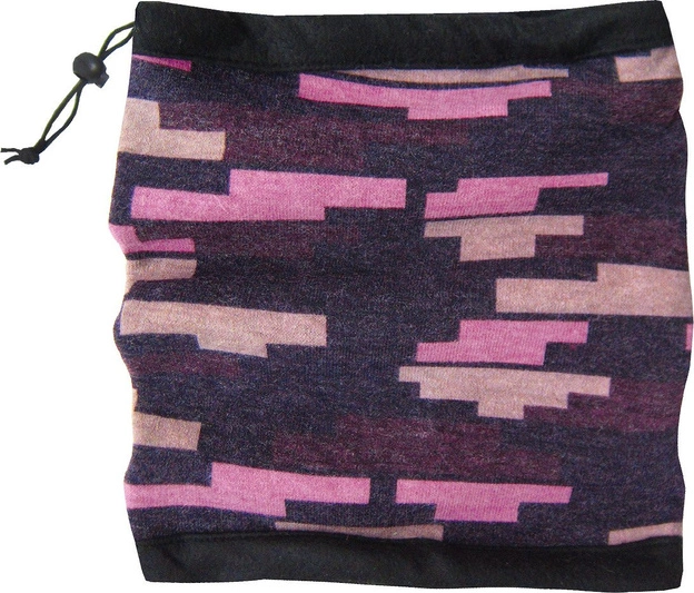 KOMIN WE WZORY 2W1 FIOLETOWO-RÓŻOWY (X2006X)