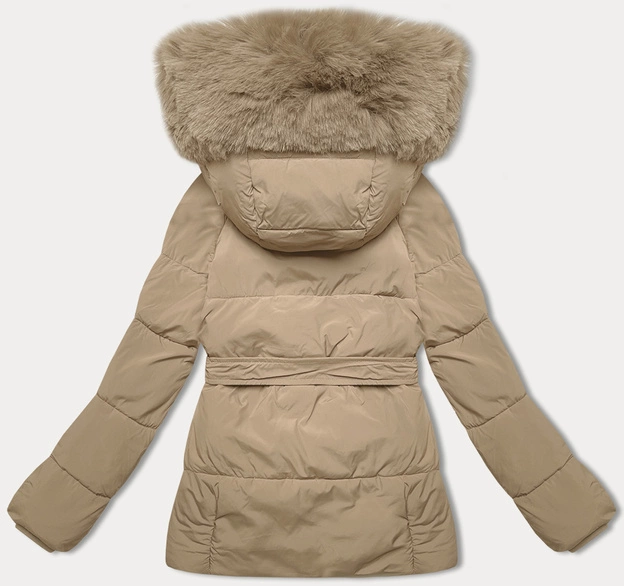 Przejściowa kurtka z paskiem J Style beżowy (16M9183-62)