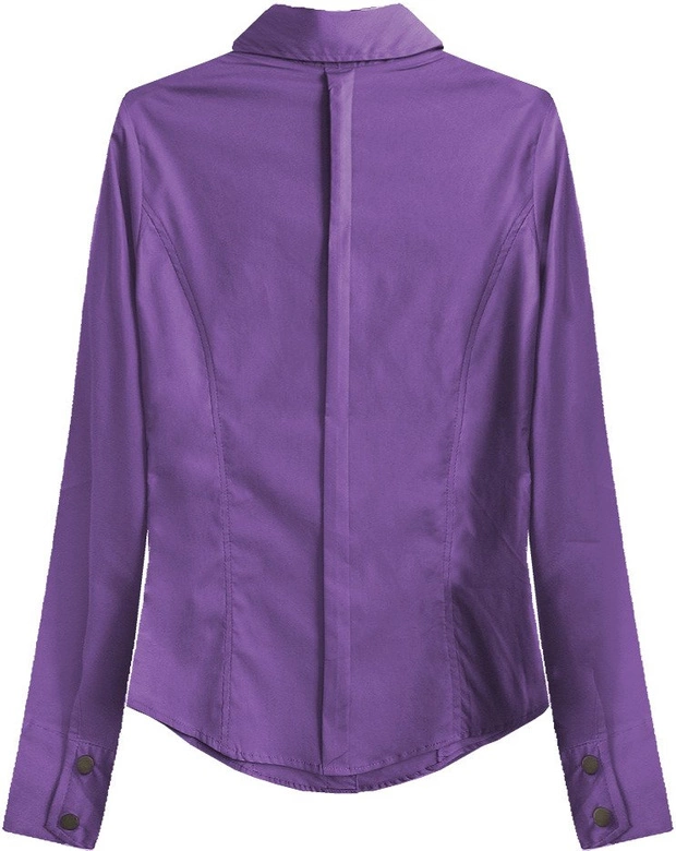 BAWEŁNIANA KOSZULA FIOLETOWA (1015)