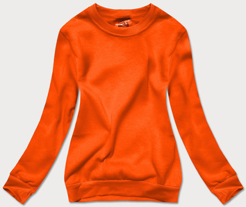 BLUZA DRESOWA DAMSKA ZE ŚCIĄGACZAMI POMARAŃCZOWA (W01-32)