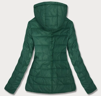 DAMSKA KURTKA PIKOWANA ZIELONA (W351)