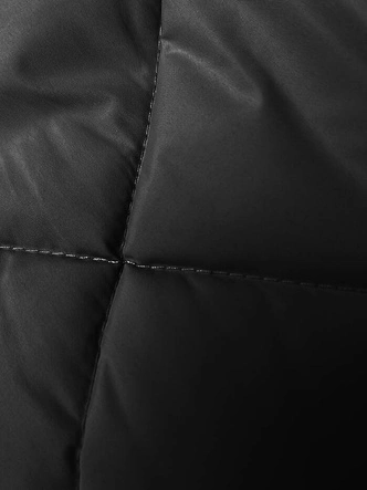 Długa kamizelka damska oversize czarna (5M3165-392)