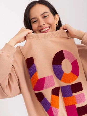 Damska bluza z napisem Love camel (8881)