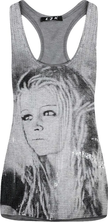 BAWEŁNIANA BOKSERKA W CEKINY SZARA (1341)