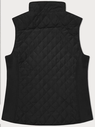 Kamizelka damska z elastycznymi wstawkami J Style czarna (11Z8152)