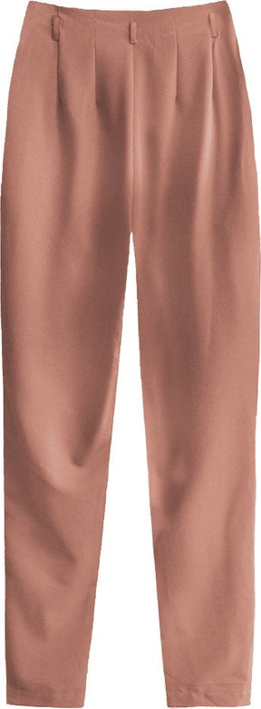 SPODNIE Z WYSOKIM STANEM RUDE (6153)