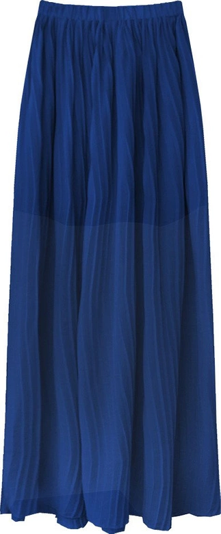 PLISOWANA SPÓDNICA MAXI CHABROWA (9237)