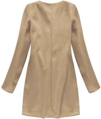 MINIMALISTYCZNY PŁASZCZ KARMELOWY (172/1ART)