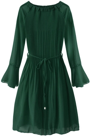 PLISOWANA SUKIENKA HISZPANKA ZIELONA (241ART)