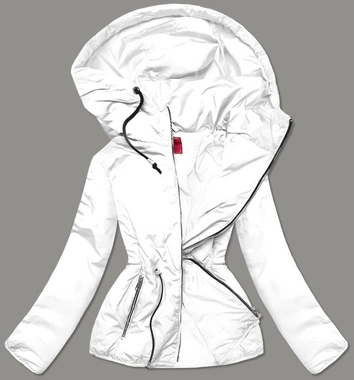 PIKOWANA PRZEJŚCIOWA KURTKA DAMSKA BIAŁA (M168)