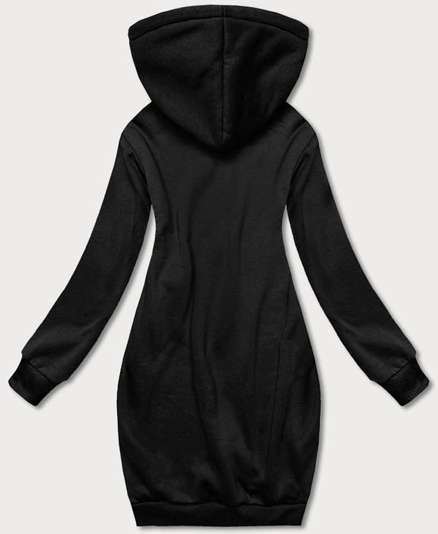 Długa bluza dresowa czarna (YS10005-3)