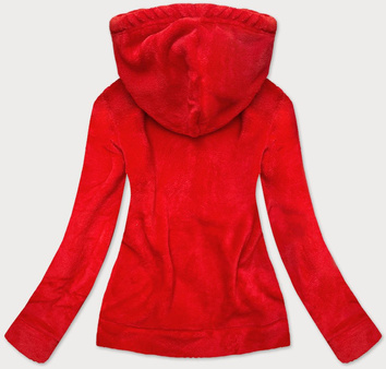 DAMSKA PLUSZOWA BLUZA CZERWONA (HH004)