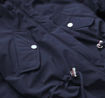 DWUSTRONNA KURTKA DAMSKA GRANAT-ECRU (M-116)