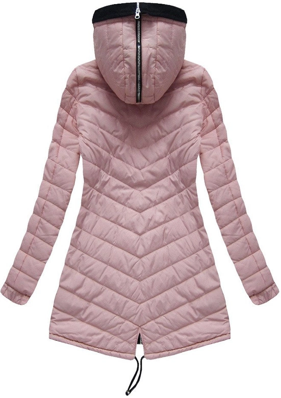 DWUSTRONNA KURTKA Z KAPTUREM GRANATOWA (XW623X)