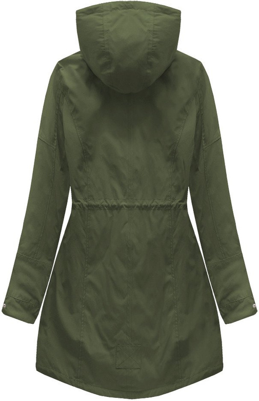 DWUSTRONNA PARKA Z KAPTUREM KHAKI (W0232BIG)