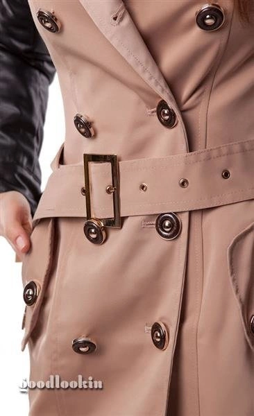 BEŻOWY TRENCZ ZAC&ZOE (CH018)