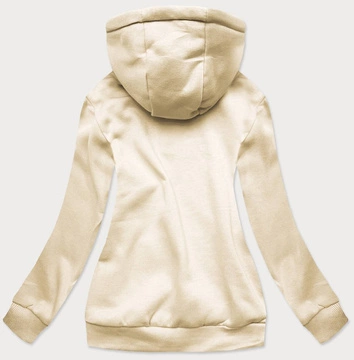 Damska bluza dresowa ecru (w02-67)