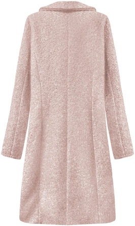 DWURZĘDOWY PŁASZCZ BARANEK ANTYCZNY RÓŻ (18760)