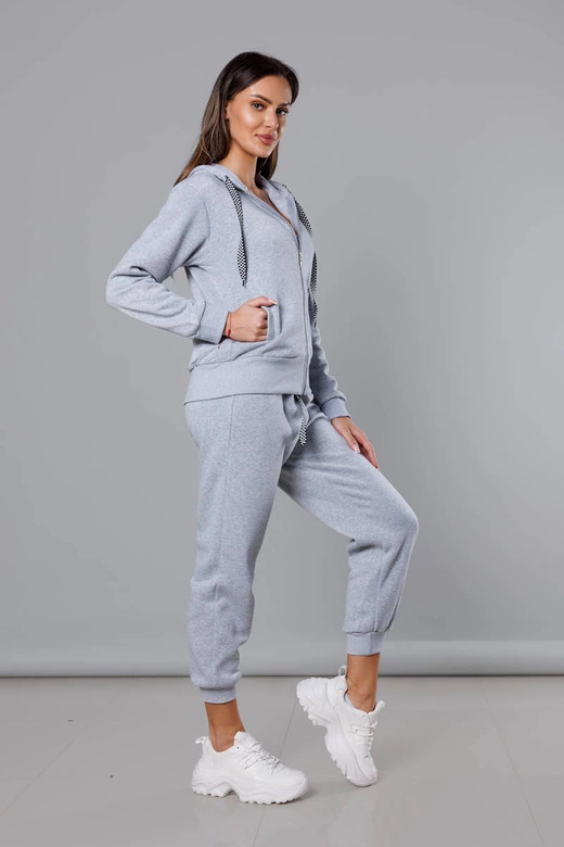 Komplet sportowy damski szary (YP-1137)