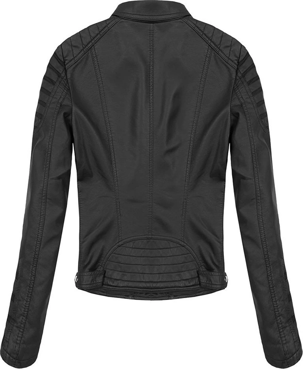 MOTOCYKLOWA RAMONESKA Z PRZESZYCIAMI CZARNA (5266)