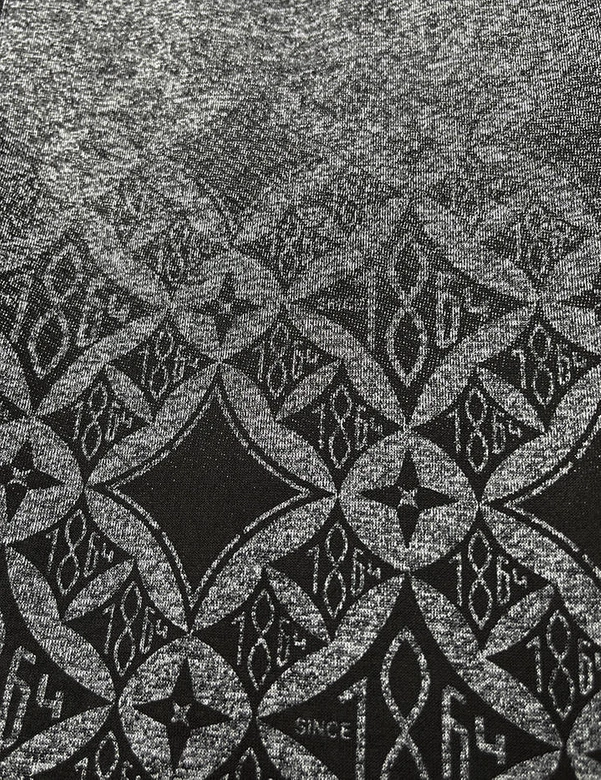 Męskie spodenki z nadrukiem ciemne szare (8K1120-5)