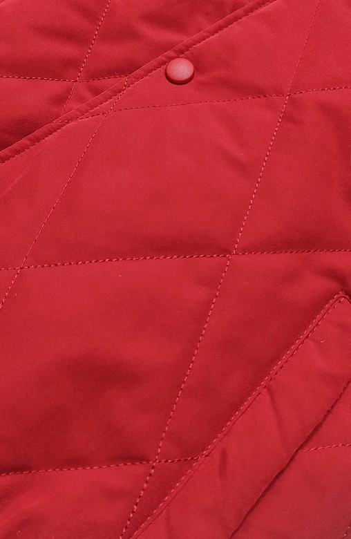 Kurtka damska bomberka ciemnoczerwona (16M9070-270)