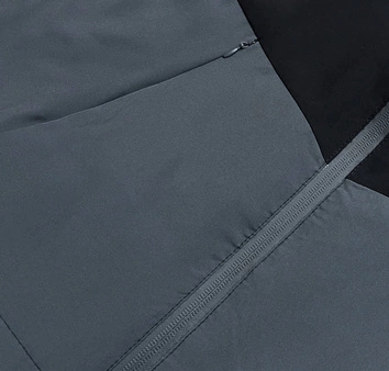 CIENKA BLUZA Z KAPTUREM CZARNA (HM096-01)