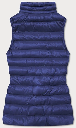 Krótka kamizelka pikowana damska granatowa (23077-221)