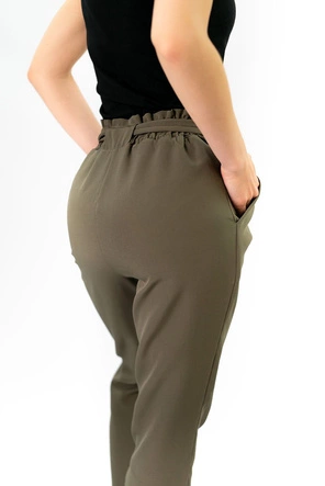 SPODNIE CHINOS Z PASKIEM KHAKI (295ART)