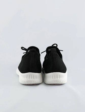 Lekkie adidasy damskie wsuwane czarne (ym-147)