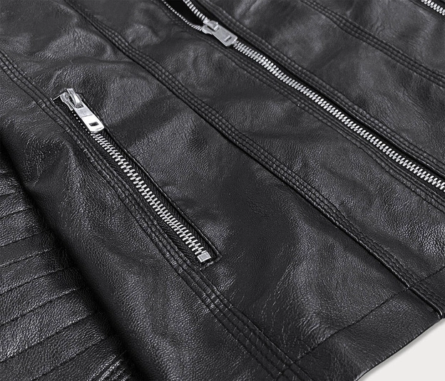 Ramoneska ze stójką czarna (b0110)