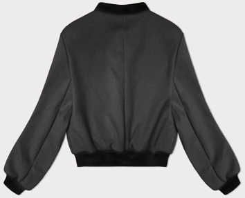 Krótka damska bomberka grafitowa (234003)