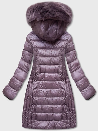 Lekka kurtka przejściowa damska fioletowa (b8058-51)