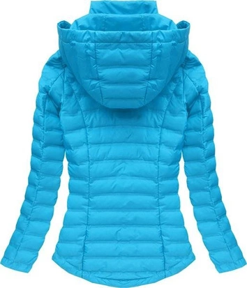 LEKKO PIKOWANA KURTKA TURKUSOWA (W330)