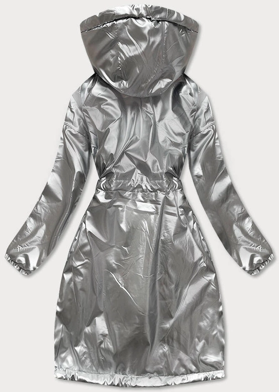 Przejściowa kurtka damska srebrna (741art)