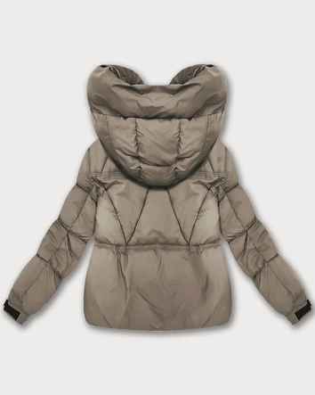 Przejściowa kurtka damska oversize S'West beżowa (B2003-12)