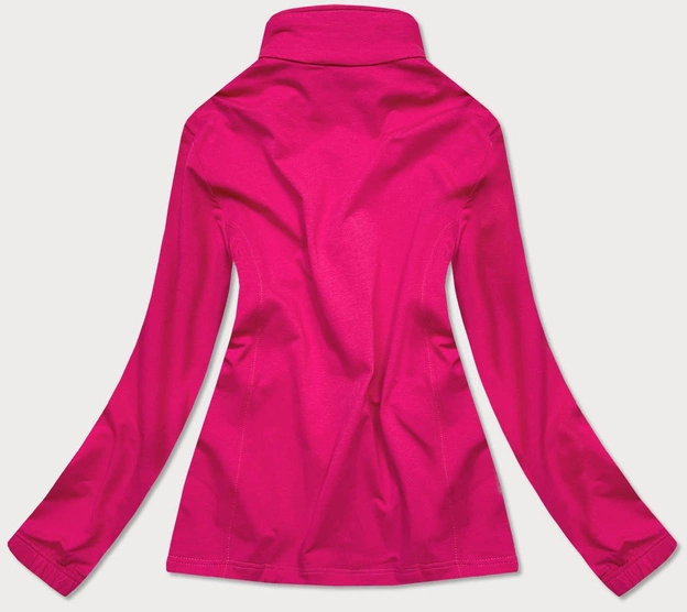 DAMSKA BLUZA SPORTOWA ZE STÓJKĄ RÓŻOWA (58114)