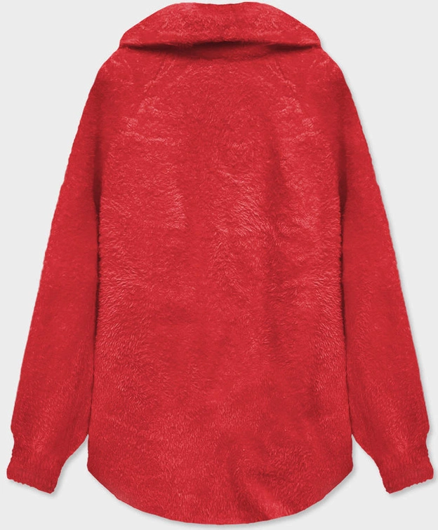 Krótka narzutka alpaka czerwona (CJ65)