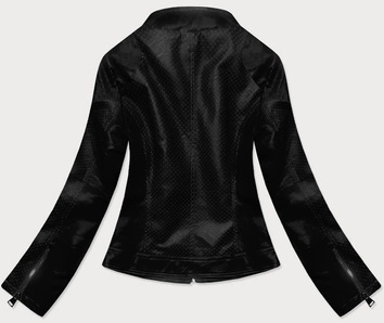 RAMONESKA Z OZDOBNEJ EKOSKÓRY CZARNA (G85)