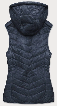 PIKOWANA KAMIZELKA DAMSKA GRANATOWA (6307)