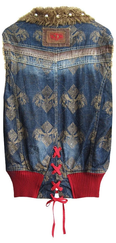 KAMIZELKA NA MISIU NIEBIESKO-BRĄZOWA (71023)