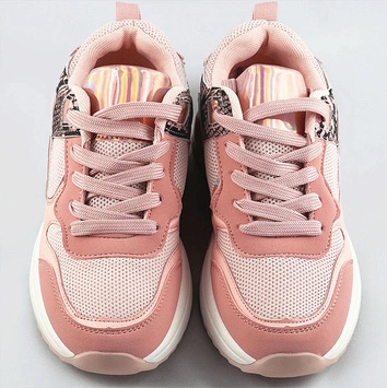 Sportowe buty damskie różowe (6348)